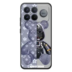 Крутые Чехлы Луи Виттон для Xiaomi Poco F8 Ultra (AlphaPrint) (Робот Мишка)