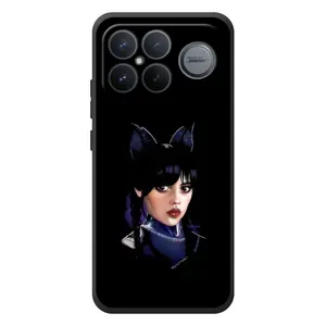 Чехлы Венсдей на Xiaomi Poco F8 Ultra Уэнсдей (AlphaPrint) (серьезная Уэнздей)