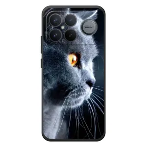 Чохли з Котиками для Xiaomi Poco F8 Ultra (VPrint) (Сірий Кіт)