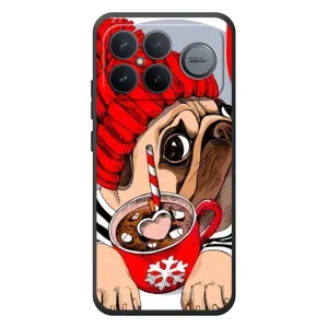 Чохли з собаками для Xiaomi Poco F8 Ultra (VPrint) (Песик в шапці)