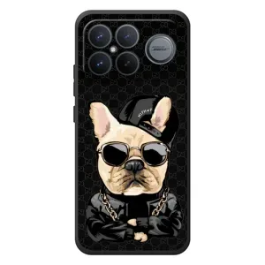 Чехлы с крутыми принтами для Xiaomi Poco F8 Ultra - (PREMIUMPrint) (Стильная собака)