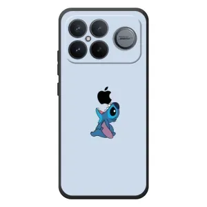 Чехол с принтом Стич на Xiaomi Poco F8 Ultra (Stitch apple)