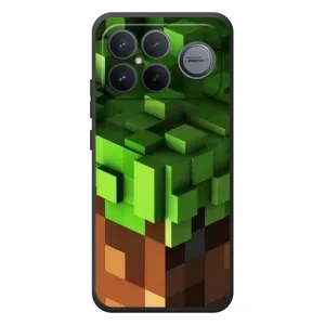 Чохол Майнкрафт на Xiaomi Poco F8 Ultra (AlphaPrint) Minecraft (текстура Майнкрафт)