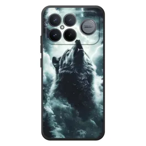 Чохол з картинкою 'Хижаки' для Xiaomi Poco F8 Ultra (Вовк у хмарах)