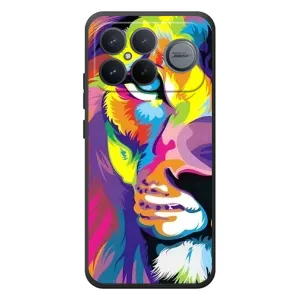 Чехол со Львом для Xiaomi Poco F8 Ultra (VPrint) (Яркий Лев)