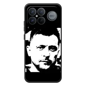 Чехол для Xiaomi Poco F8 Ultra (AlphaPrint - с принтом Зеленского) (Зеленский АРТ)
