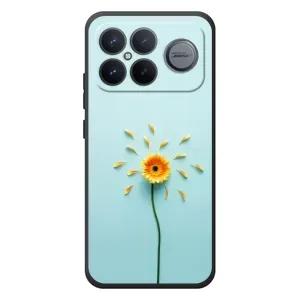 Чехлы с Цветами для Xiaomi Poco F8 Ultra (VPrint) (Желтый цветок)