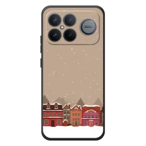 Новогодние, Праздничные Чехлы для Xiaomi Poco F8 Ultra - 2024 год (Зимний город)