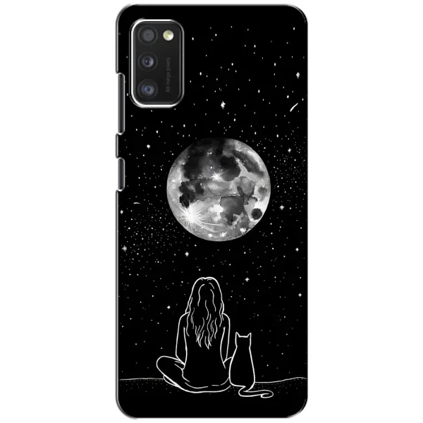 Чохол з принтом «Дівчина з котом» для Xiaomi POCO M3 Pro (4G/5G)