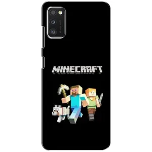 Чехол Майнкрафт на Xiaomi POCO M3 Pro (4G/5G) (AlphaPrint) Minecraft (герои Minecraft)