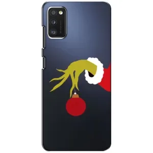 Зимні Чохли для Ксіаомі POCO M3 Про (4G/5G) - прозорий фон (Грінч з іграшкою)