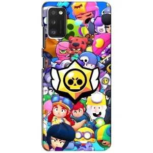 Чехол для Xiaomi POCO M3 Pro (4G/5G) Бравл Старс (VPrint) (Лого Brawl Stars)