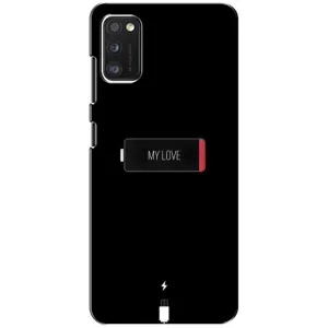 Чехлы для любимой на Поко М3 Про (4G/5G) (VPrint) (Love battery)