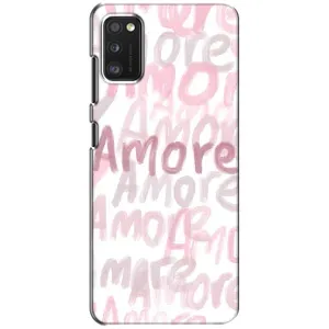 Чехол с розовым рисунком для Xiaomi POCO M3 Pro (4G/5G) (Аморе любовь)