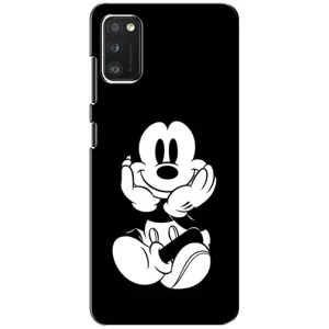 Эксклюзивный чехол для Xiaomi POCO M3 Pro (4G/5G) (AlphaPrint - Мультяшные) (Микки на черном)
