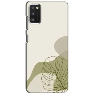 Силконовий чохол з принтом в квітах на Xiaomi POCO M3 Pro (4G/5G) (Зелена монстера дизайн)