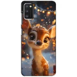 Яскравий чохол для Xiaomi POCO M3 Pro (4G/5G) з Зимові Оленята (Оленятко серед гірлянд)