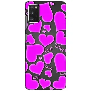 Чехлы для любимой на Поко М3 Про (4G/5G) (VPrint) (Pink hearts)
