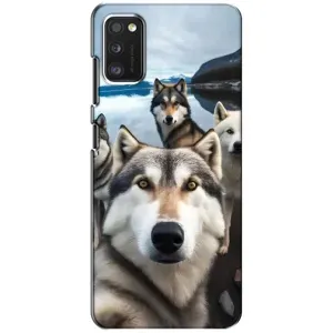 Чохол з Хаскі Xiaomi Poco M3 Pro (4G/5G) - (AlphaPrint) (Селфі Хаскі)