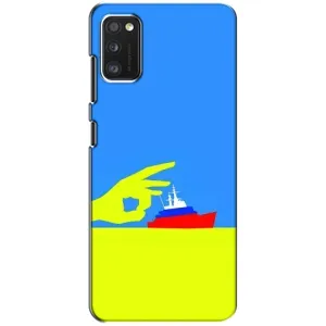 Чехол с принтом (Русский корабль...) для Поко М3 Про (4G/5G) (AlphaPrint) (Щелбан кораблю)