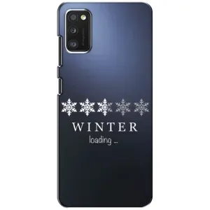Зимні Чохли для Ксіаомі POCO M3 Про (4G/5G) - прозорий фон (Winter loading)