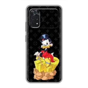 Чехлы для Xiaomi POCO M4 Pro 5G - Скрудж МакДак Louis Vuitton (PREMIUMPrint) (Богатство Макдака)