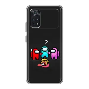 Чехол Амонг Ас для Xiaomi POCO M4 Pro 5G (AlphaPrint) (Импостер)