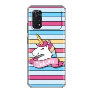 Чохол для Сяомі ПОКО М4 Про 5G - (Єдинорожки - Новинки) (AlphaPrint) (Unicorn)