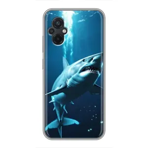 Чохол з картинкою 'Хижаки' для Xiaomi POCO M5 (Акула під водою)