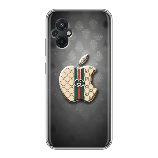 Чохол з принтом «Apple gucci» для Xiaomi POCO M5