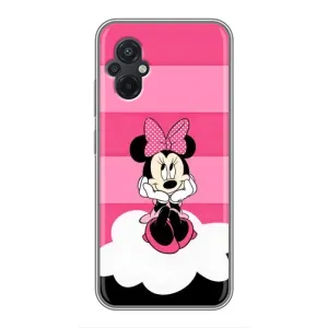 Эксклюзивный чехол для Xiaomi POCO M5 (AlphaPrint - Мультяшные) (Девочка Maus)