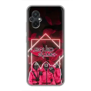 Чохол Гра в кальмара для Xiaomi POCO M5 (Охоронці Гра кальмара)