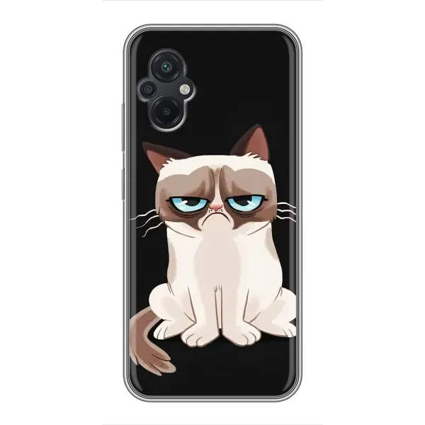 Чохол з принтом «Сумний кіт» для Xiaomi POCO M5