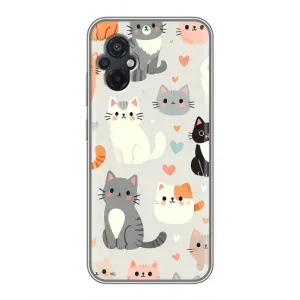 Чохол з принтом «Колаж котів» для Xiaomi POCO M5