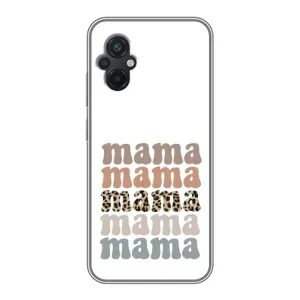 Чохол з принтом «Текстовий колаж мама» для Xiaomi POCO M5