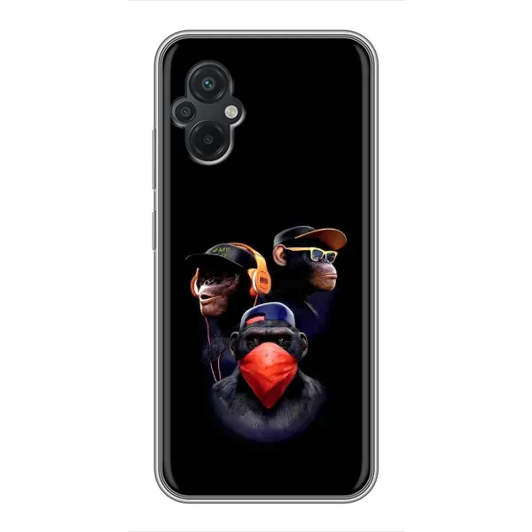 Чохол з принтом «Три мавпи» для Xiaomi POCO M5 Чохол з принтом «Три мавпи» для Xiaomi POCO M5