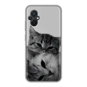 Чохол з принтом «Пара котів» для Xiaomi POCO M5