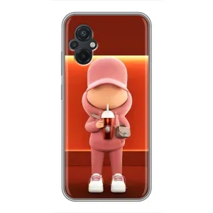 Крутые Чехлы Луи Виттон для Xiaomi POCO M5 (AlphaPrint) (С Кофе)