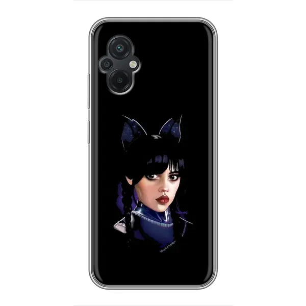 Чохол з принтом «серйозна Венздей» для Xiaomi POCO M5