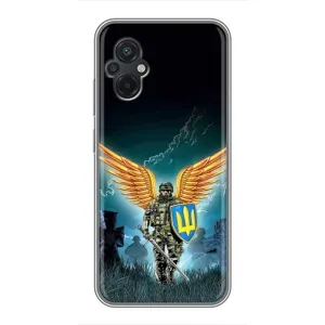 Чехлы с картинкой ЗСУ для Xiaomi POCO M5 (AlphaPrint) (Солдат ЗСУ)