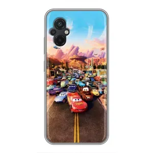 Силіконовий чохол Маквін для Xiaomi POCO M5 (Тачки на трасі)