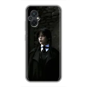 Чохол з дизайном Венздей 2 на Xiaomi POCO M5 (Темний стиль Венздей)