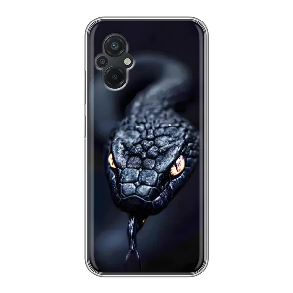 Чохол з принтом «Чорна змія» для Xiaomi POCO M5