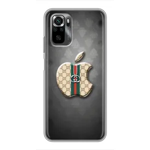 Чехлы ГУЧЧИ для Поко М5с (AlphaPrint) (Apple gucci)