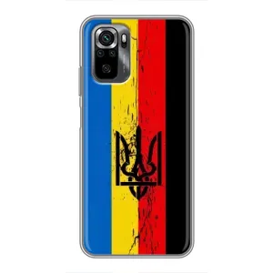 Украинские Чехлы для Xiaomi POCO M5s с картинкой УПА (AlphaPrint) (Прапор УПА)