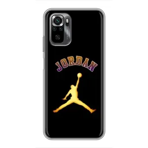 Чехлы для Xiaomi POCO M5s - с картинкой JORDAN (AlphaPrint) (Jordan Gold)