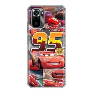 Силіконовий чохол Маквін для Xiaomi POCO M5s (Колаж Блискавка Маквін)
