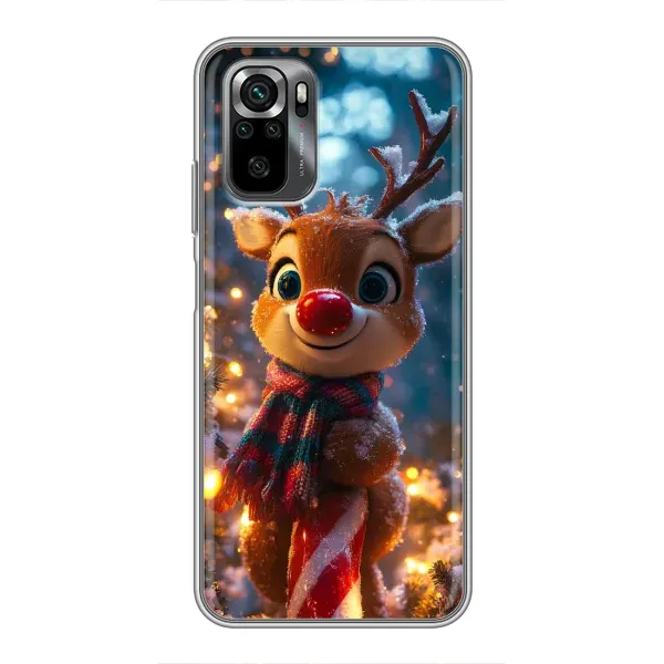Чохол з принтом «Олень з шарфом» для Xiaomi POCO M5s