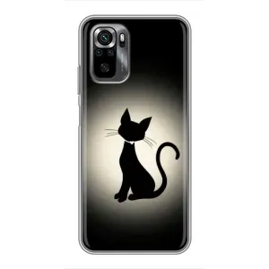 Чохол з принтом «Силует котика» для Xiaomi POCO M5s