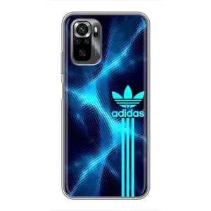 Чехлы Адидас для Xiaomi POCO M5s (AlphaPrint) (Синий Адидас)